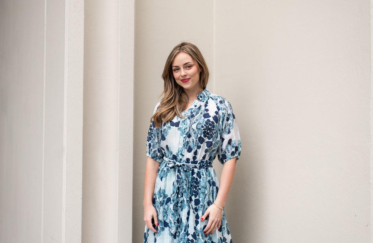 Isabella Dress  | Blue