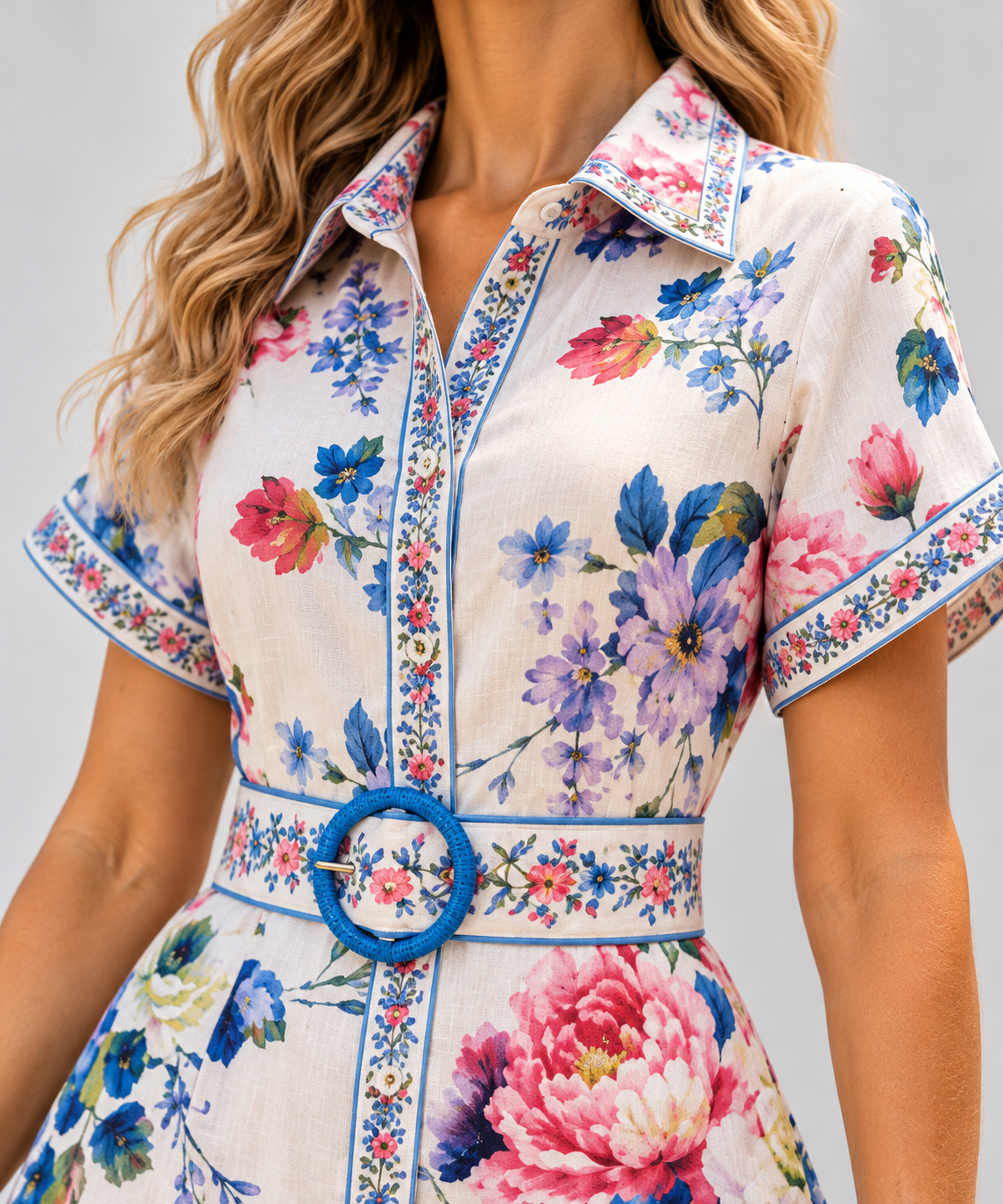 Peony  Dress |  White - Floral