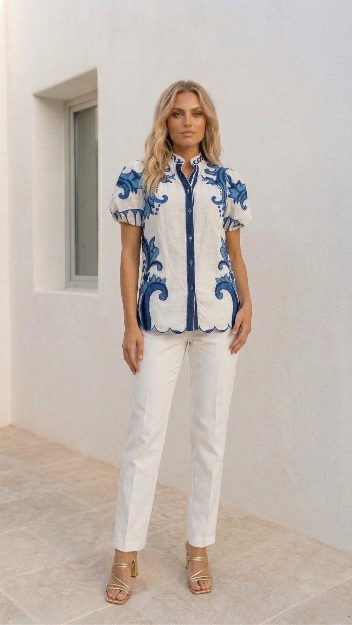 Mila Shirt  | Blue