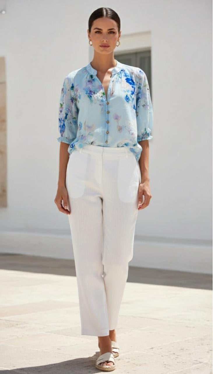 Grace Blouse | Blue