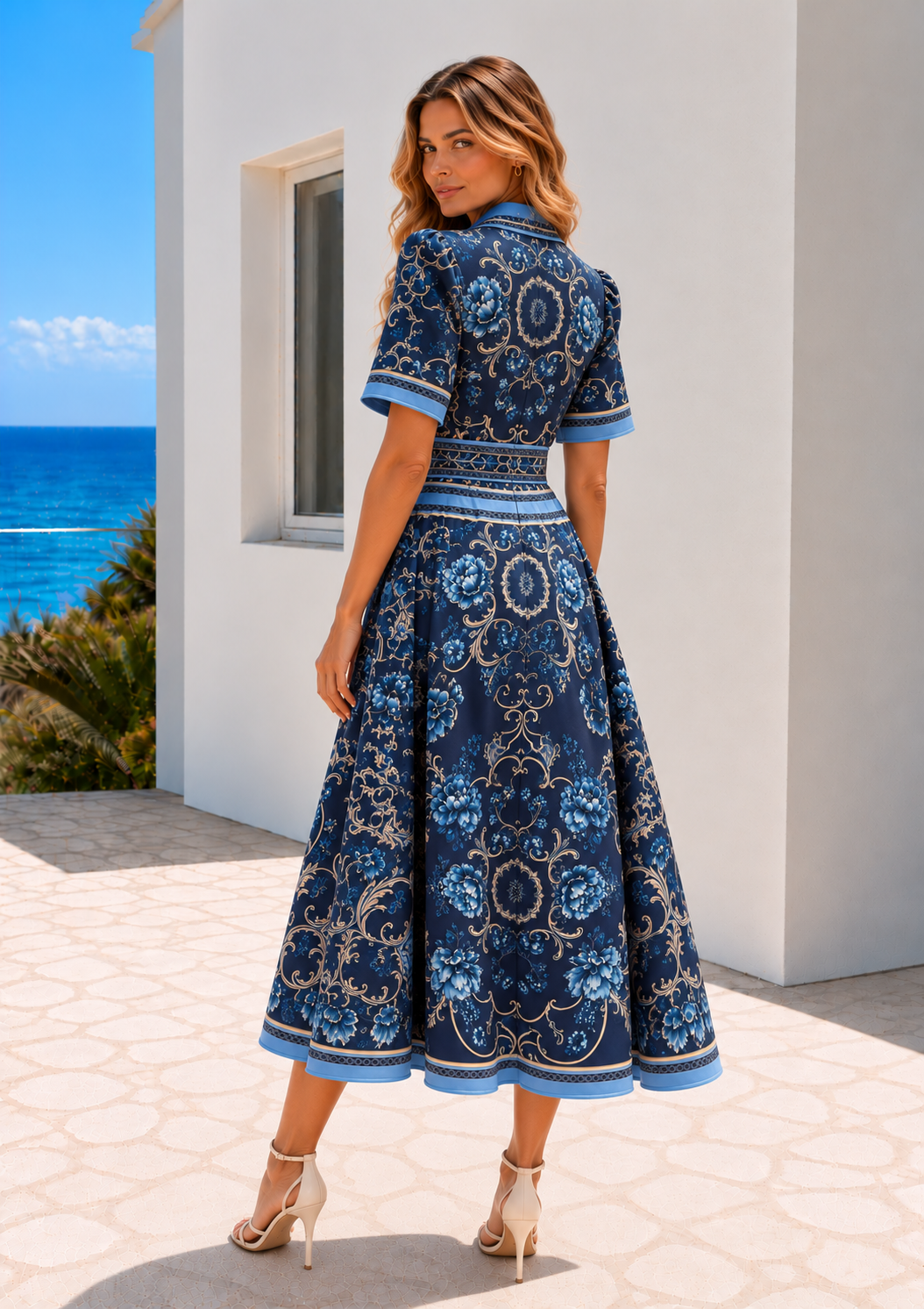 Georgie  Dress |  Navy